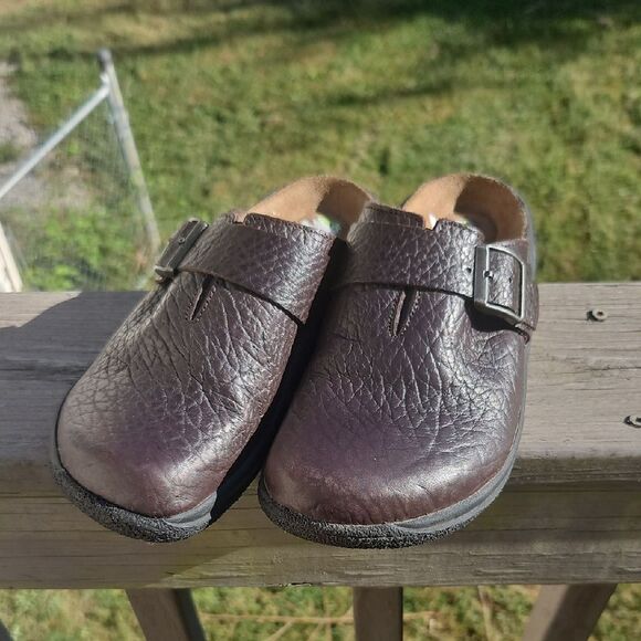 Birkenstock Tatami Brown Leather Clogs Size 36 (EU) – Open Footprint - Picture 1 of 6